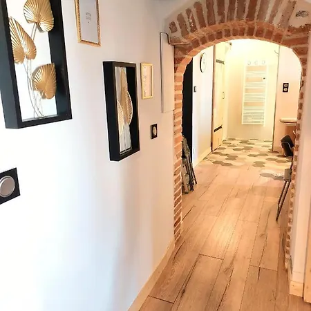 아파트 L'authentique Montalbanais Appt T2bis -72m² 몽토방