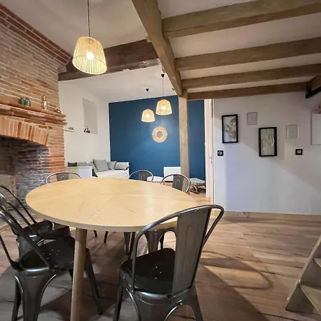 L'authentique Montalbanais Appt T2bis -72m² 아파트 몽토방